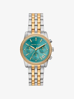 Bryant Pav&eacute; Two-Tone Watch