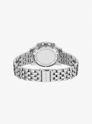 Bryant Pav&eacute; Silver-Tone Watch