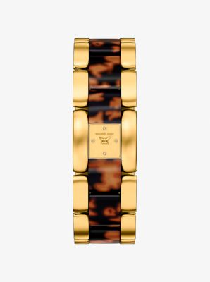 Petite Darrington Gold-Tone and Tortoiseshell Acetate Watch