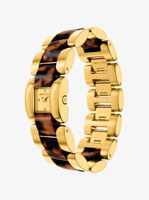 Petite Darrington Gold-Tone and Tortoiseshell Acetate Watch