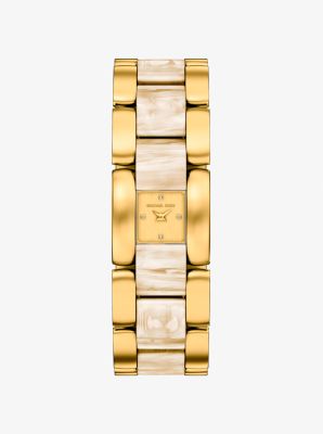 Orologio Darrington Petite in tonalit&agrave; oro e acetato tartarugato