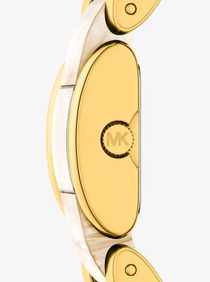 Orologio Darrington Petite in tonalit&agrave; oro e acetato tartarugato