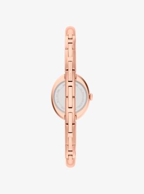 Petite Maude Rose Gold-Tone Bangle Watch in ROSE GOLD | Michael Kors