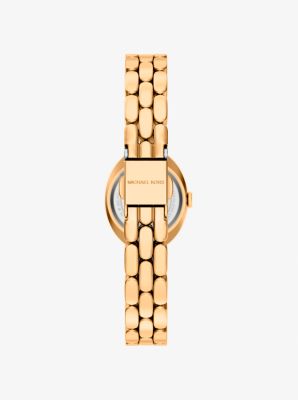 Petite Maude Gold-Tone Watch and Pav&eacute; Bangle Jewelry Gift Set