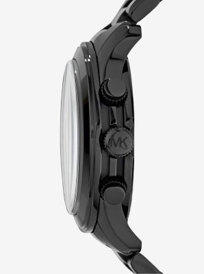 Oversized Runway Black-Tone Watch