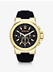 Oversized Dylan Gold-Tone and Silicone Watch image number 0