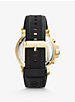 Oversized Dylan Gold-Tone and Silicone Watch image number 2
