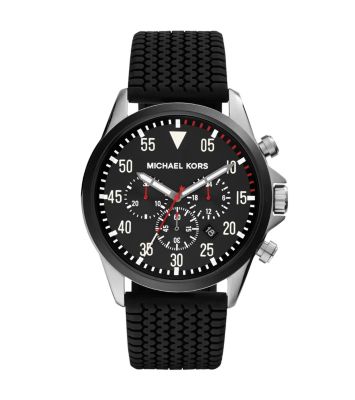 Gage Tire-Tread Silicone Watch | Michael Kors