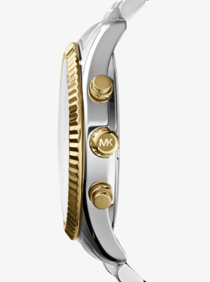 Oversized Lexington Two-Tone Watch | Michael Kors