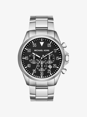 Gage Silver-Tone Watch | Michael Kors