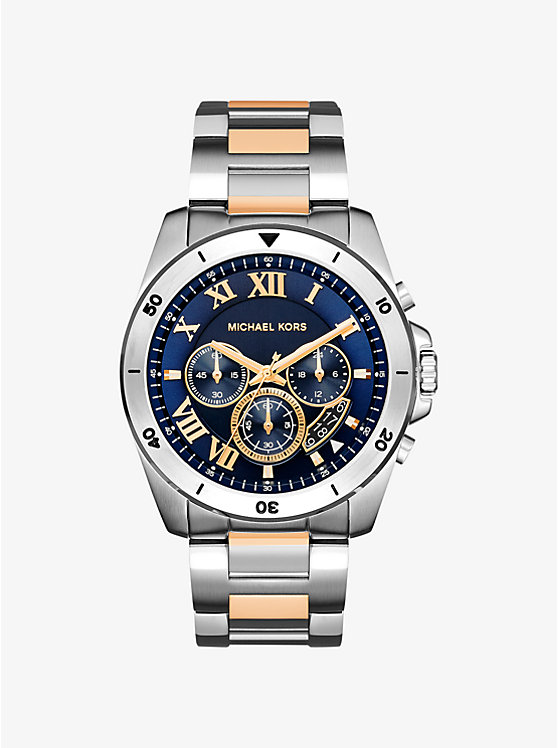 Brecken Two-Tone Stainless Steel Watch | Michael Kors