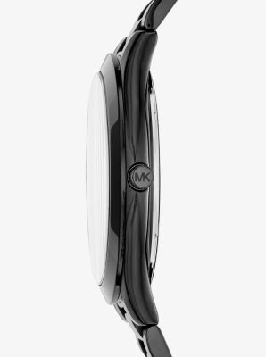 Oversized Slim Runway Black-Tone Watch | Michael Kors