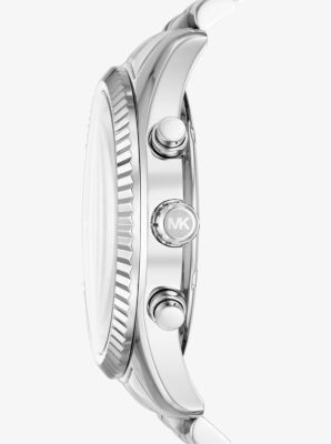 Oversized Lexington Silver-Tone Watch | Michael Kors