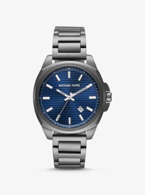 Bryson Gunmetal Tone Watch Michael Kors Canada