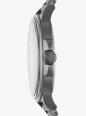 Bryson Gunmetal Tone Watch Michael Kors