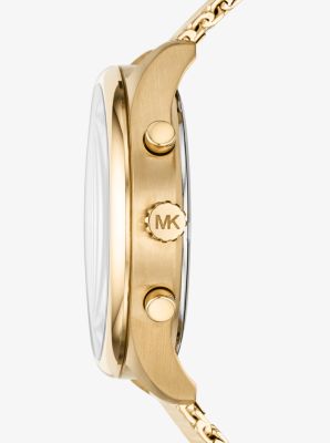 Merrick Gold-Tone Mesh Watch