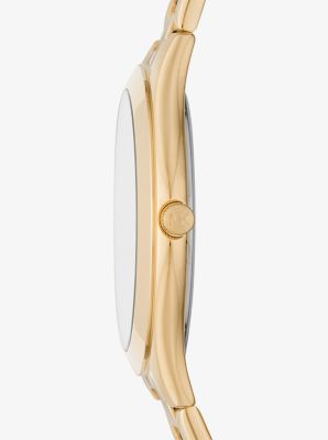 Oversized Aspyn Gold-Tone Watch