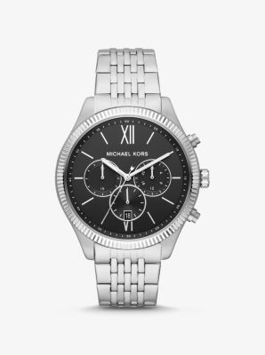 Oversized Benning Silver-Tone Watch