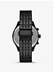 Oversized Benning Black-Tone Watch image number 2