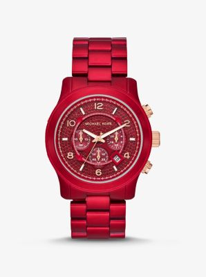 Oversized Runway Coated Stainless Steel Watch | Michael Kors