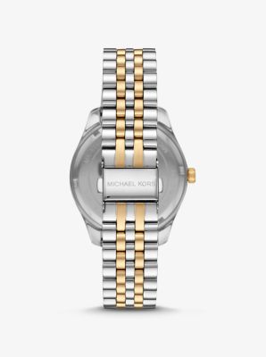 Oversized Lexington Two-Tone Watch