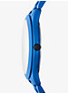 Oversized Slim Runway Blue-Tone Aluminum Watch image number 1