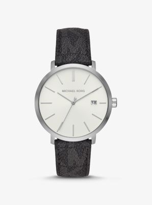 michael kors men's leather watches