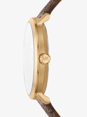Blake Logo and Gold-Tone and Watch