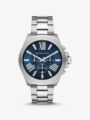 Michael kors best sale wren watch silver