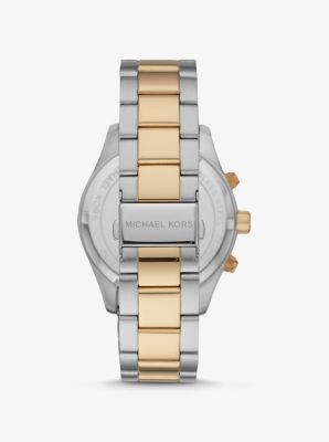 Oversized Layton Two Tone Watch Michael Kors Canada