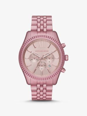 micheal kors pink watch