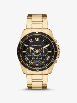 Oversized Alek Gold-Tone Watch in GOLD | Michael Kors