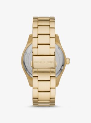 Kors Gold-Tone Watch | Layton Oversized Michael