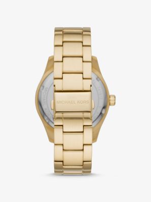 Oversized Layton Gold-Tone Watch