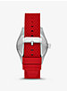 Oversized Layton Silver-Tone and Silicone Watch image number 2