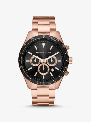 Oversized Layton Rose Gold-Tone Watch