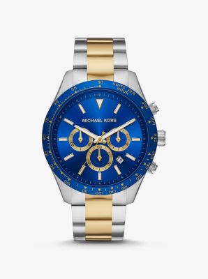 Oversized Layton Two-Tone Watch | Michael Kors