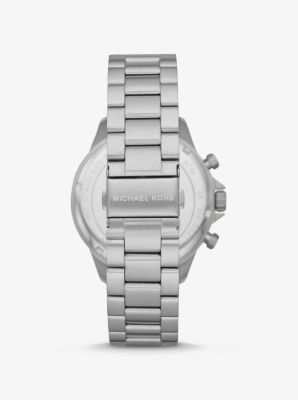 Oversized Gage Silver-Tone Watch image number 2