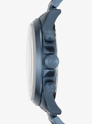 マイケル(6/9 23:59まで) Oversized Gage Blue-Tone Watch | Michael Kors [US]