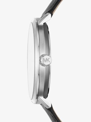 Ensemble montre Blake en cuir et porte-cartes &agrave; logo