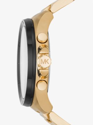 Oversized Brecken Gold-Tone Michael Kors | Watch