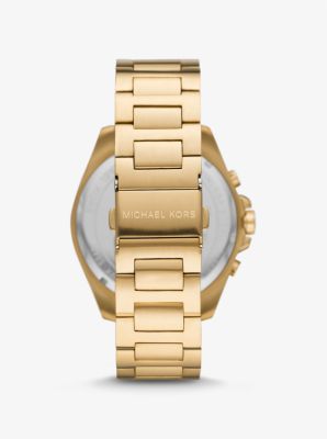 Oversized Brecken Gold-Tone Watch | Michael Kors Canada