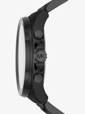 Oversized Brecken Black-Tone Watch image number 1