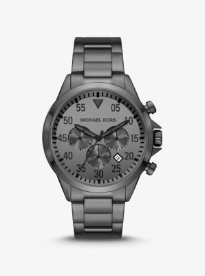 Oversized Thompkins Gunmetal Watch | Michael Kors [US]