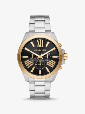 Oversized Wren Two-Tone Watch | Michael Kors