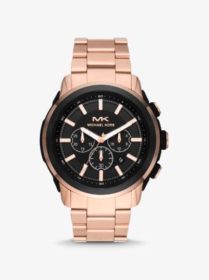 Montre Kyle ton or rose surdimensionnée image number 0