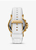 Oversized Dylan Gold-Tone and Silicone Pride Watch image number 2