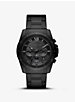 Oversized Alek Black-Tone Watch image number 0