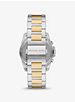 Oversized Alek Two-Tone Watch image number 2