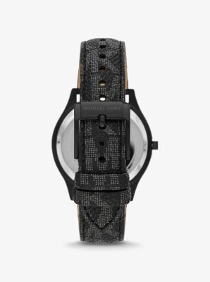 Michael kors shop black runway watch